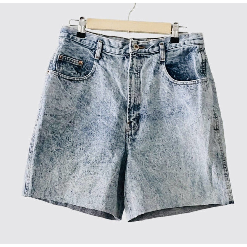 Vintage Forenza Women’s Mom Jean Shorts Cut Off Stone Wash 30” Waist Y2K 90s